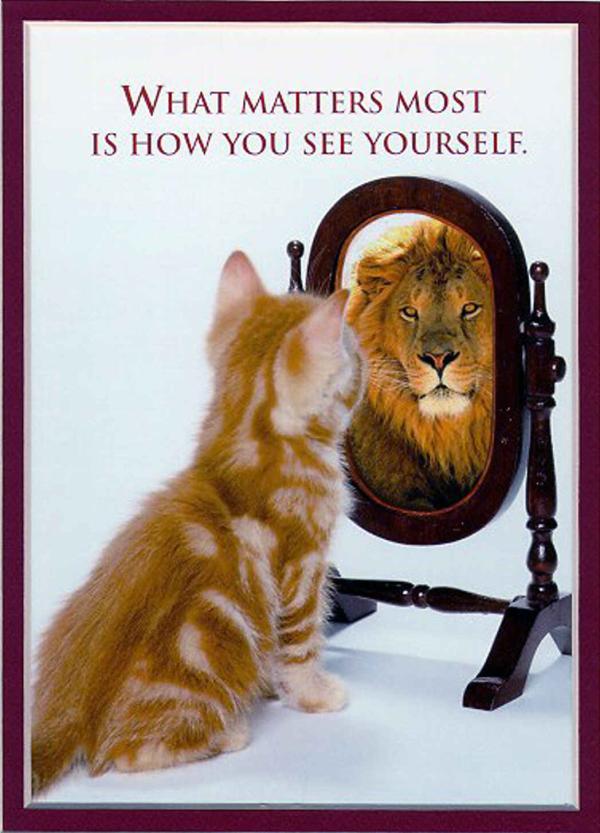 Wat telt is hoe je jezelf ziet