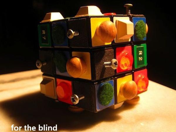 Rubiks kubus voor blinden