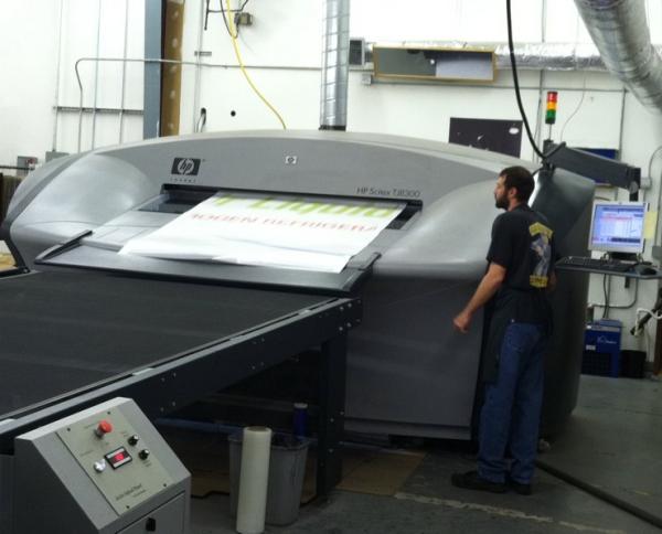 Grootste deskjet printer ter wereld