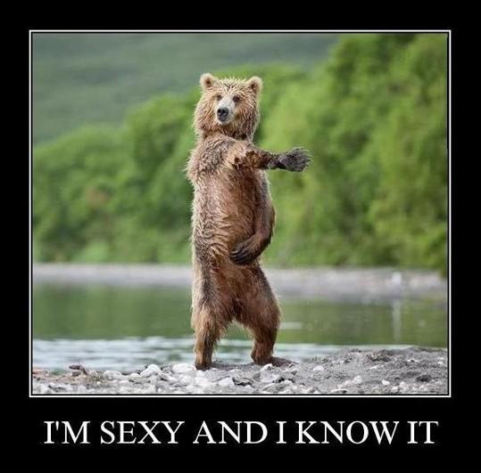 Sexy bear and he knows it!
